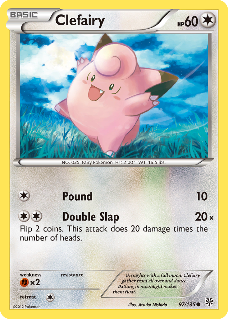 Plasma Storm Clefairy #97/135